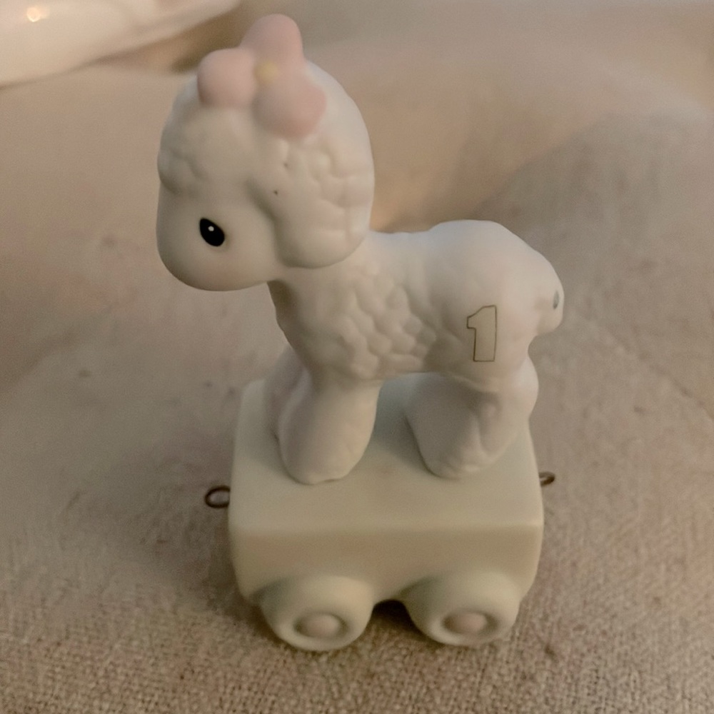 Precious Moments Birthday Train Lamb